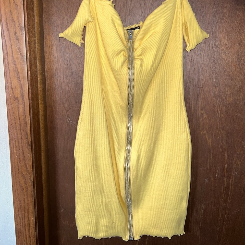 Front Zip Up Dress